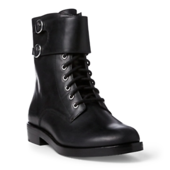 Polo Ralph Lauren “Combat” Double Buckle Boots - Picture 1 of 5